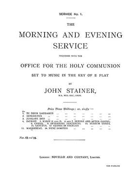 Sir John Stainer: Magnificat And Nunc Dimittis In E Flat