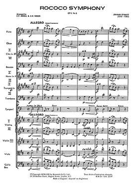 Johann Stamitz: Rococo Symphony Op.5 No.5 Rokos Arnell