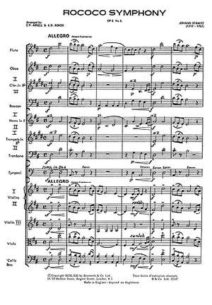 Johann Stamitz: Rococo Symphony Op.5 No.5 Rokos Arnell