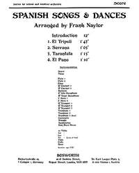 Frank   Naylor: Spanish Songs And Dances Naylor