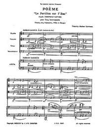 Timothy Mather Spelman: Poeme 'Le Pavillon Sur L'eau' (Miniature Score)