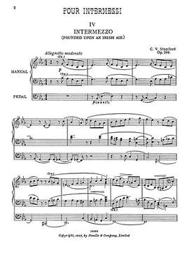 Charles Villiers Stanford: Intermezzo On An Irish Air