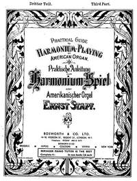 Ernst Stapf: Harmonium School Book 3