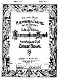 Ernst Stapf: Harmonium School Book 3