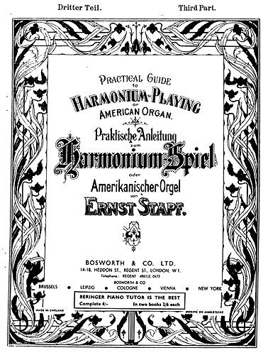 Ernst Stapf: Harmonium School Book 3