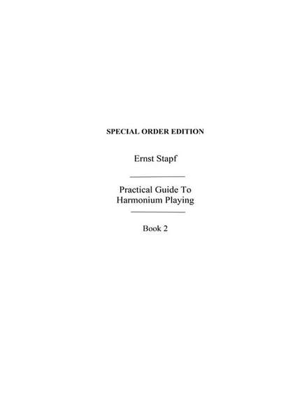 Stapf, E Harmonium Tutor Book 2