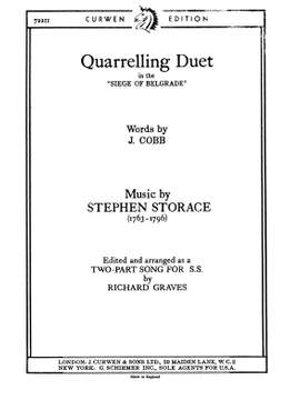 R. Storace: Quarrelling Duet