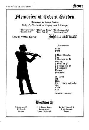 Johann Strauss: Memories Of Covent Garden Naylor