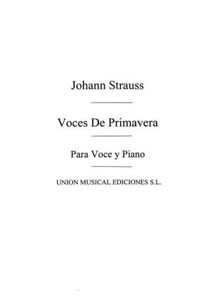 Johann Strauss Jr.: Voces De Primavera Vals