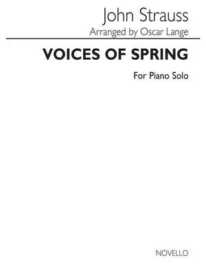 Strauss: Frühlingsstimmen (Voices Of Spring) Piano