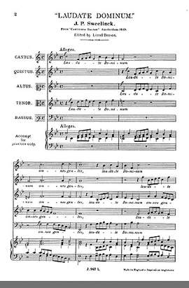 J. Sweenlick: Laudate Dominum