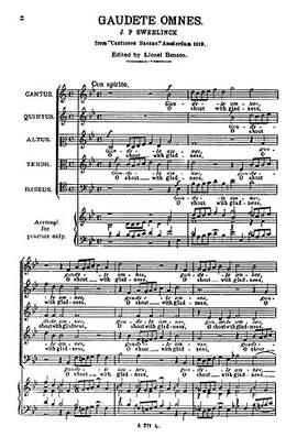Jan Pieterszoon Sweelinck: O Shout With Gladness
