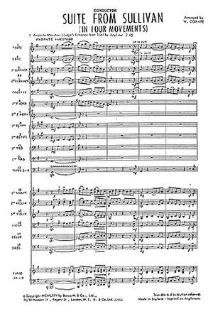 Arthur Sullivan: Suite From Sullivan Cox-ife