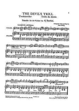 Giuseppe Tartini: Giuseppe Tartini: The Devil's Trill