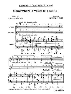 Arthur Tate: Somewhere A Voice Is Calling