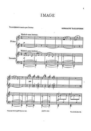 Germaine Tailleferre: Image (Piano Duet)