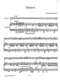 Bolero Op.11