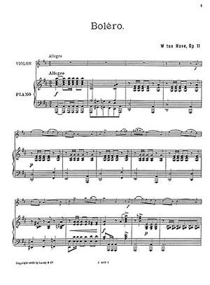 Bolero Op.11