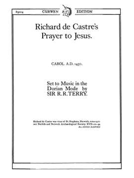 R. R. Terry: Richard De Castres Prayer To Jesus