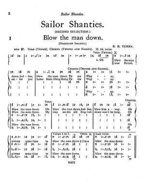R. R. Terry: Sailor Shanties