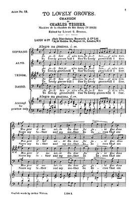 Charles Tessier: To Lovely Groves