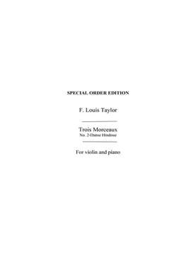 Danse Hindoue For Violin And Piano