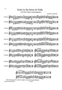 F. Louis Taylor: Scales And Arpeggios For Juniors (Violin)
