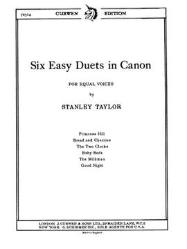 Taylor: 6 Easy Duets In Canon