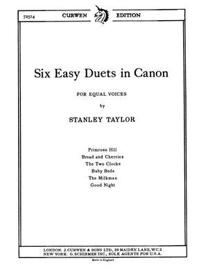 Taylor: 6 Easy Duets In Canon