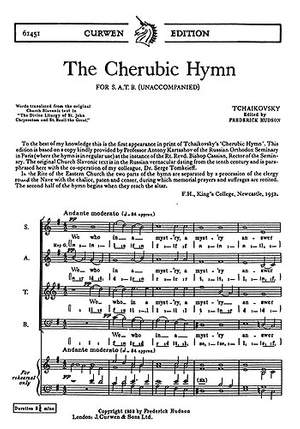 Pyotr Ilyich Tchaikovsky: The Cherubic Hymn