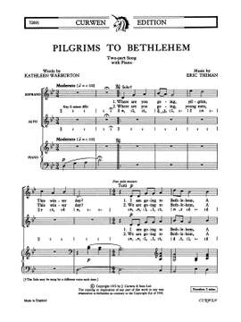 Eric Thiman: Pilgrims To Bethlehem