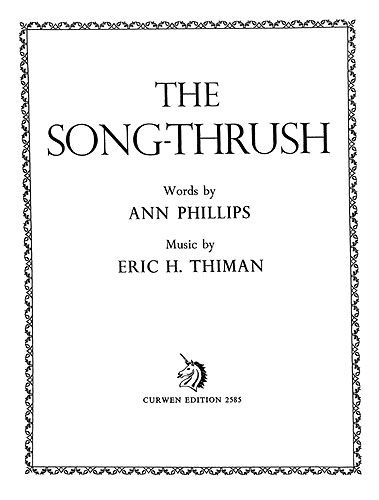 Eric Thiman: The Song-Thrush
