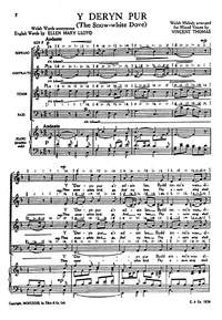 Vincent Thomas: Thomas Snow White Dove Satb