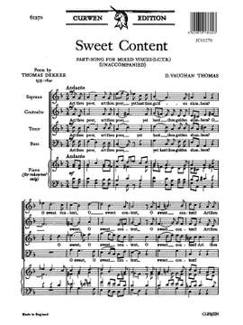 David Vaughan Thomas: Sweet Content