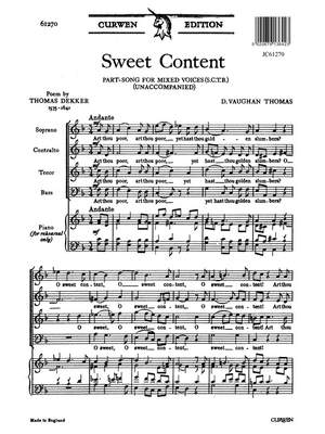 David Vaughan Thomas: Sweet Content