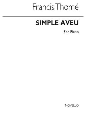 Francis Thomé: Simple Aveu