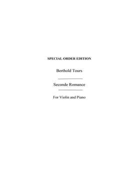 Second Romance For Violin And Piano