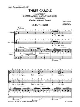 Henry Geehl: Three Carols
