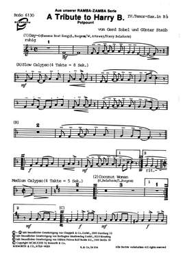 G. Zobel: Zobel, G A Tribute To Harry B/Latin Again Tocm Bnd