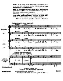 Ralph Vaughan Williams: O Vos Omnes