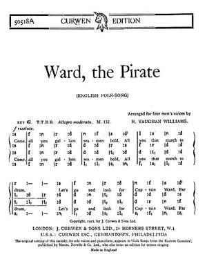 Ralph Vaughan Williams: Ward The Pirate
