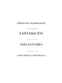 Fantasia Xvi En Re Menor D Minor