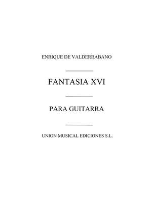 Fantasia Xvi En Re Menor D Minor