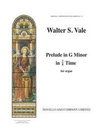 Walter S. Vale: Prelude In G Minor