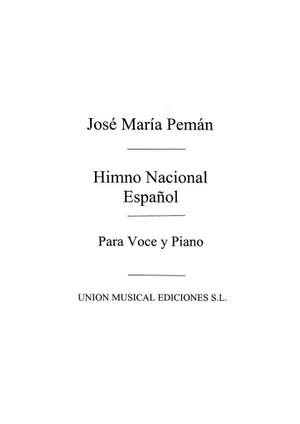 Varios: Himno Nacional Espanol for Voice and Piano