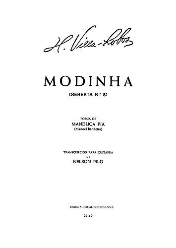 Heitor Villa-Lobos: Modinha