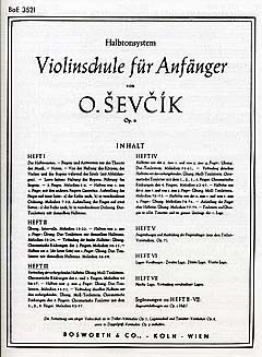 Otakar Sevcik: Violin Method For Beginners Op. 6 Part 3
