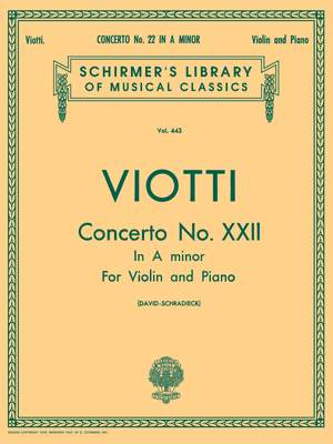 Giovanni Battista Viotti: Concerto No. 22 in A Minor