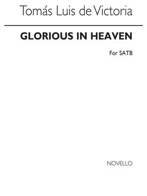 Verdi: Vittoria Glorious In Heaven Satb