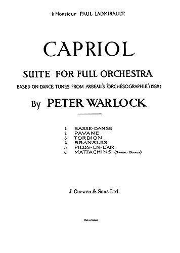 Peter Warlock: Capriol Suite